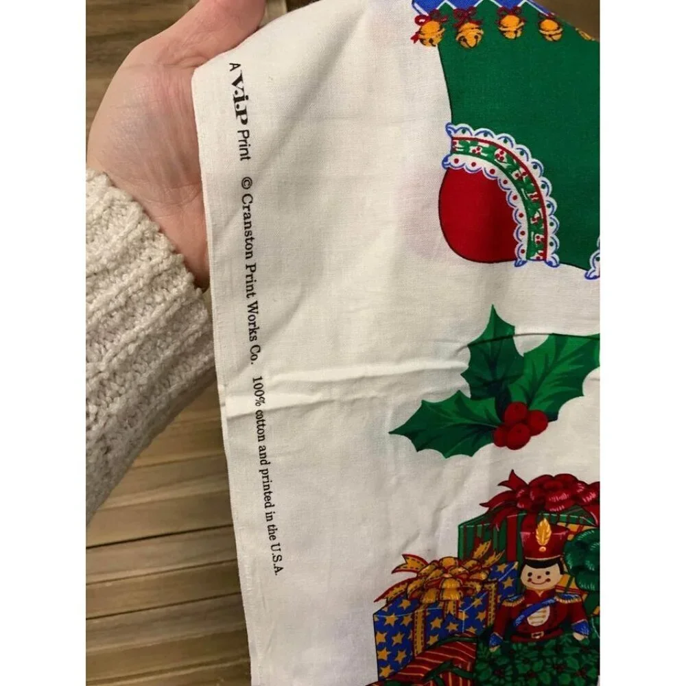 VTG Holiday Gifts Appliqués Fabric Sewing Crafts Uncut Christmas DIY Cranston US